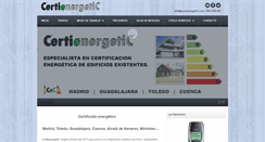 Desktop Screenshot of certienergetic.com