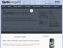 Tablet Screenshot of certienergetic.com